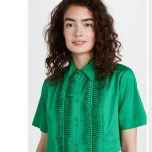 Aje Tidal Tucked Crop Top